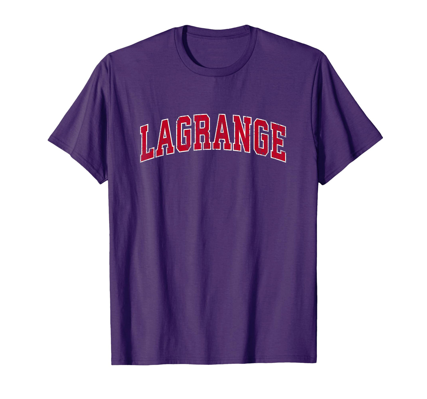 LaGrange Georgia GA Vintage Sports Design Red Design T-Shirt