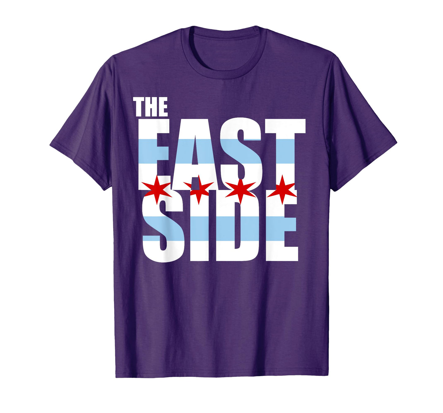 Chicago Flag The East Side T Shirt T-Shirt