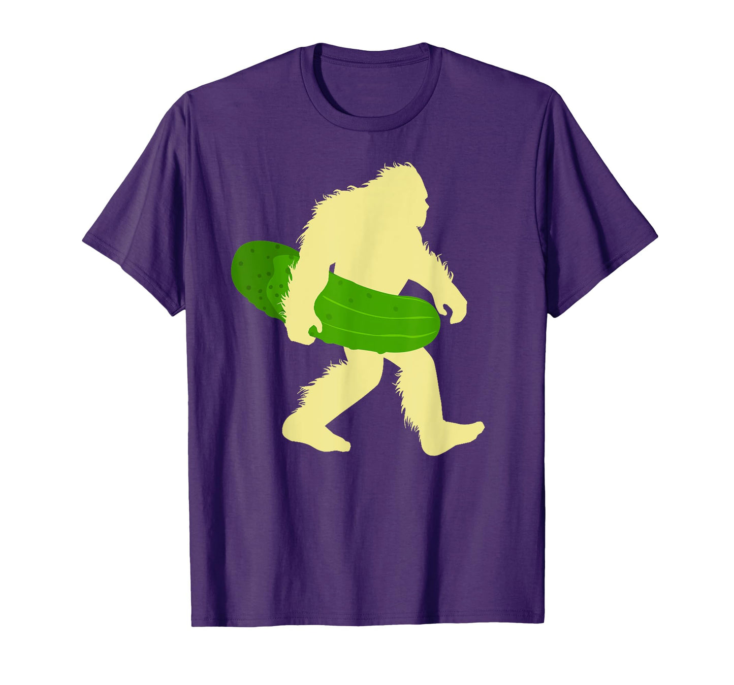 Funny Cucumber Loves Pickle Bigfoot Sasquatch Pickles Lover T-Shirt
