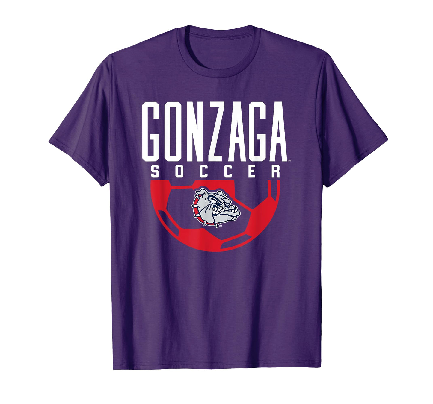 Gonzaga University Bulldogs Soccer Arch T-Shirt