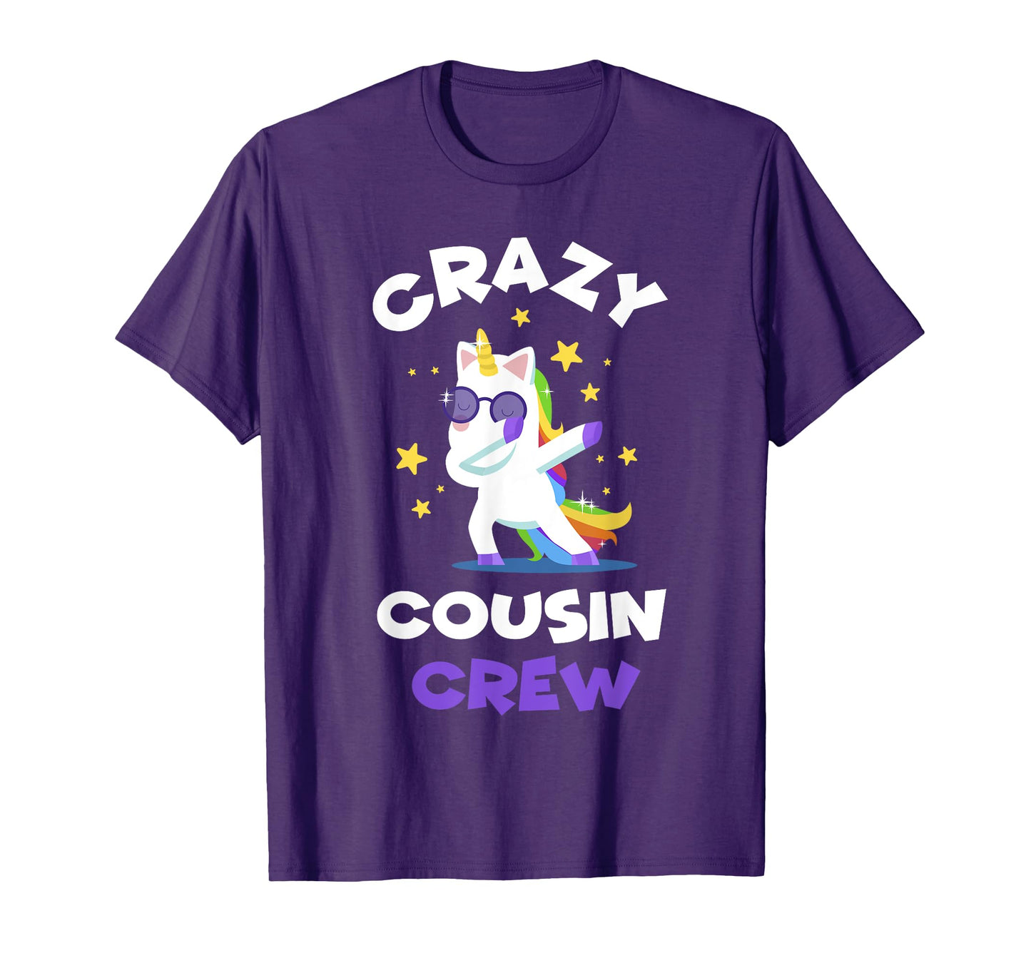 Crazy Cousin Crew Reunion Unicorn T Shirt Funny Dabb T-Shirt