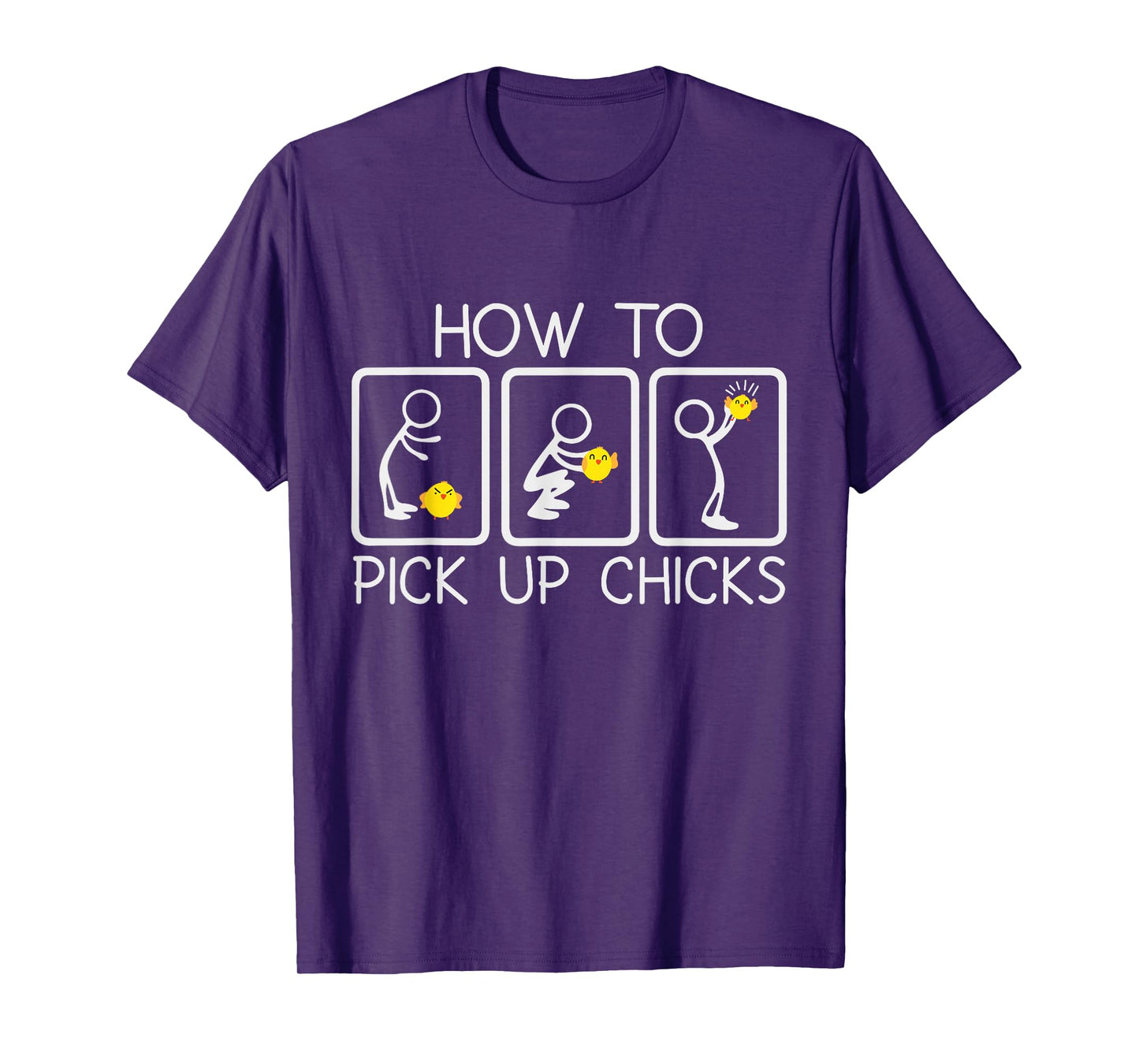 Funny Chicken Lover How To Pick Up Chicks T-Shirt
