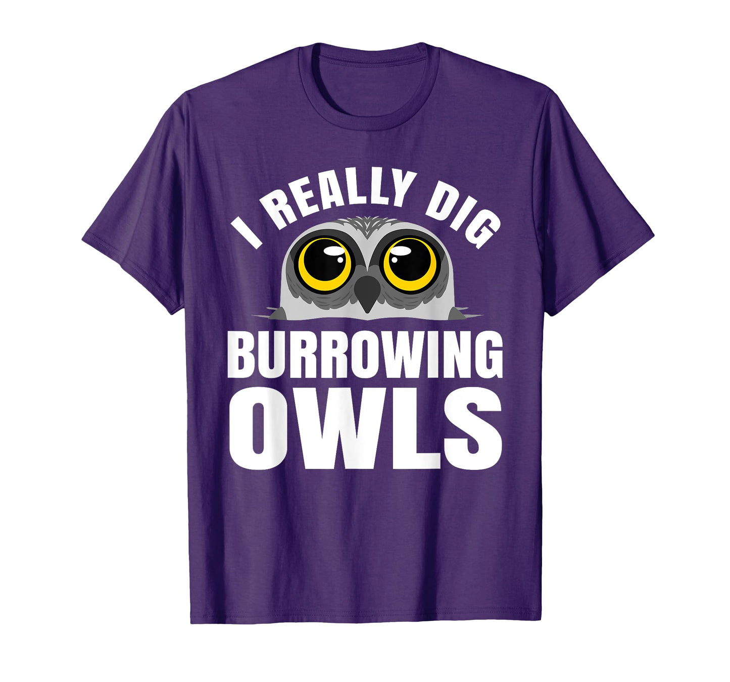 Burrowing Owl Lover Bird Watcher Ornithology Nocturnal Hoot T-Shirt