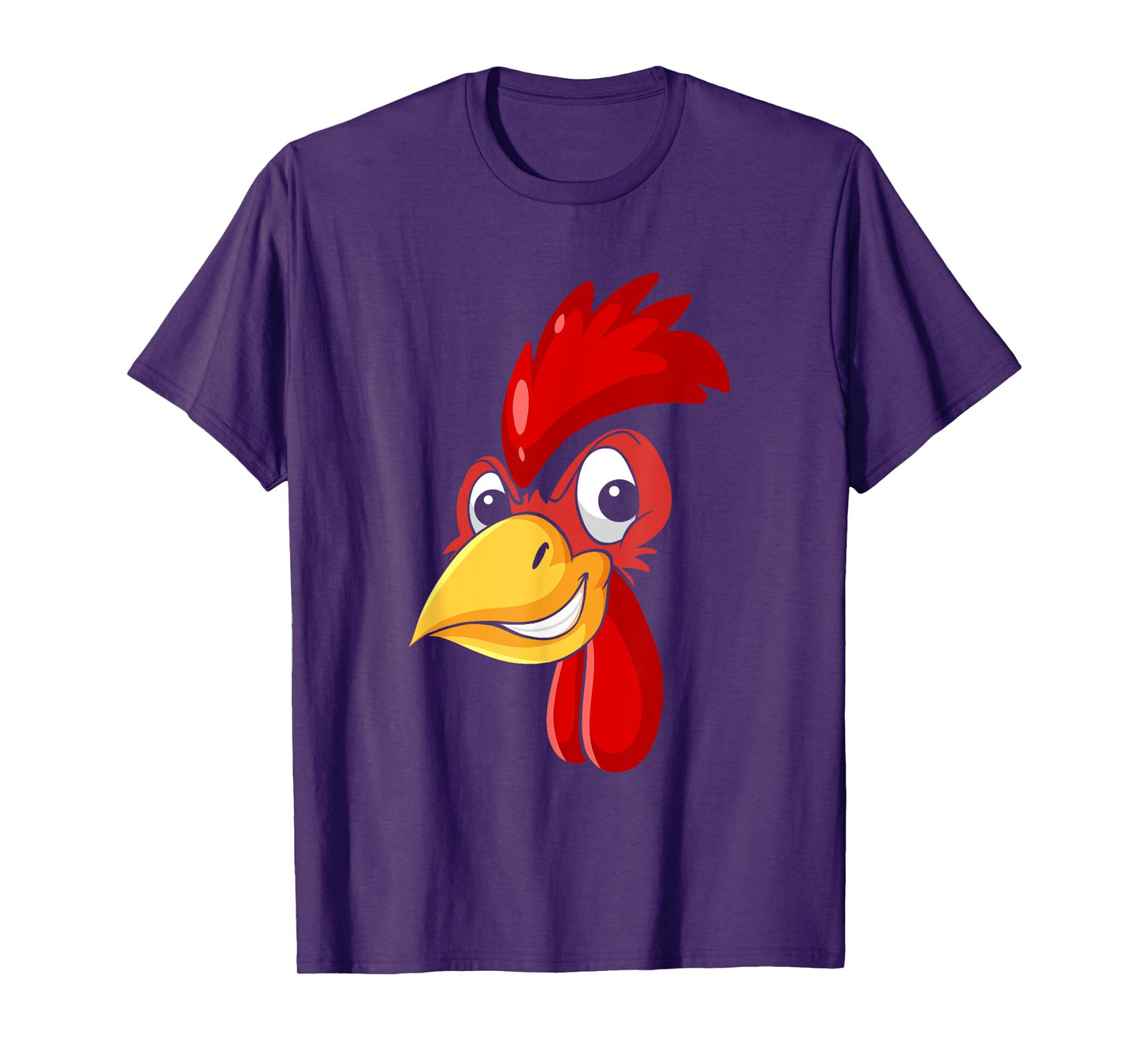 Rooster Chicken Face Cockfighting Bird Halloween Costume T-Shirt