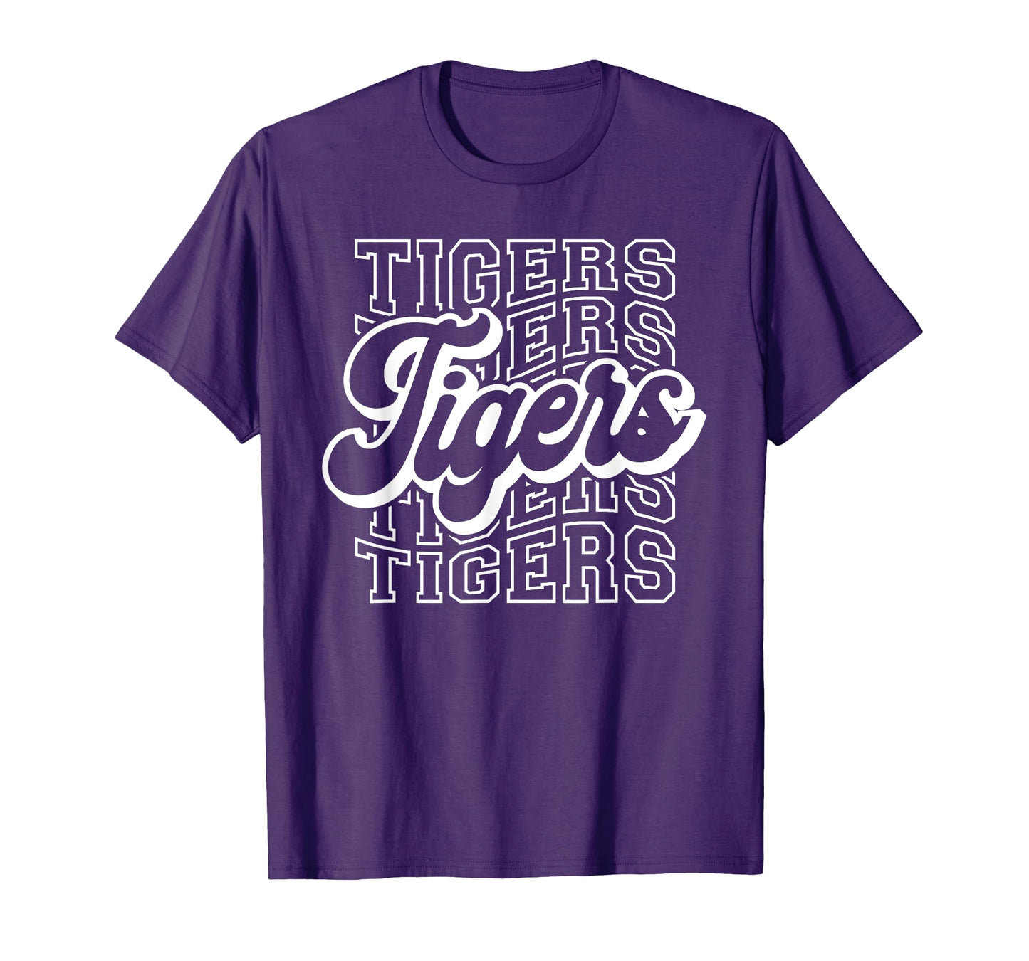 Tigers Sports Mascot - For Tigers Team Football Baseball T-Shirt