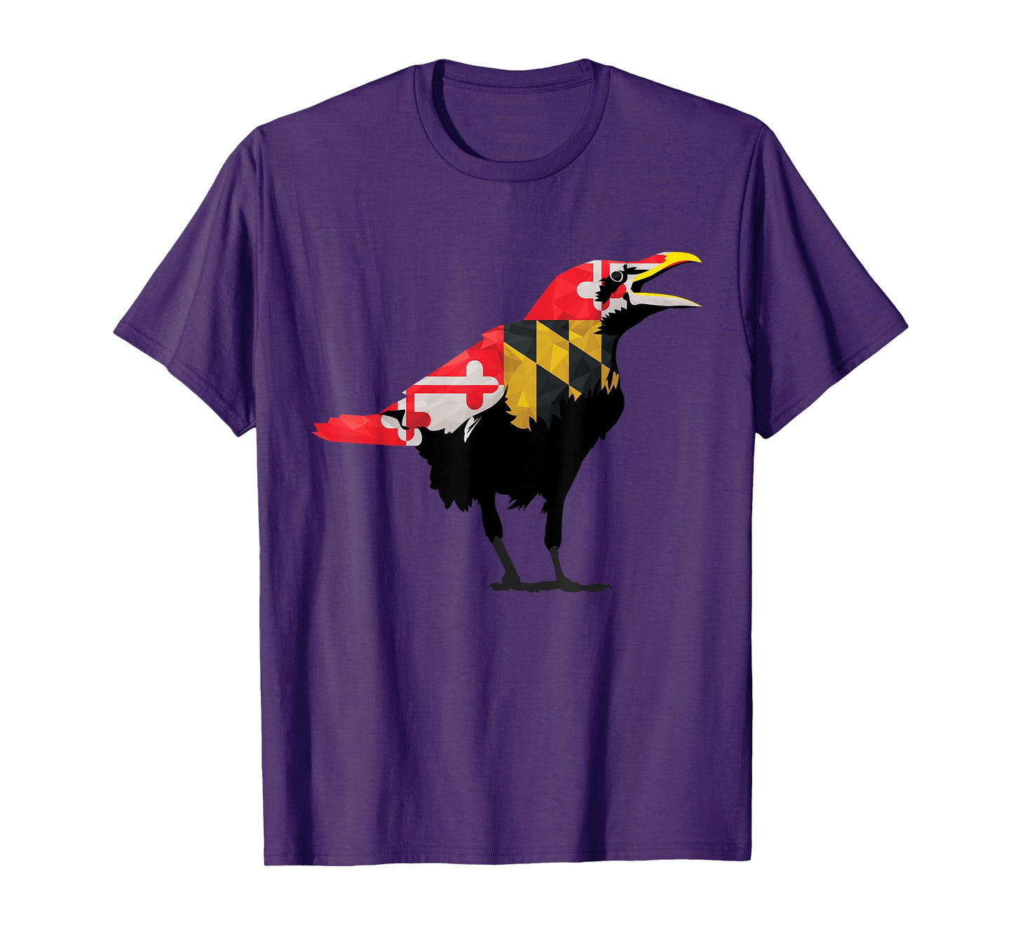 Maryland Raven Bird State Pride Flag T-Shirt