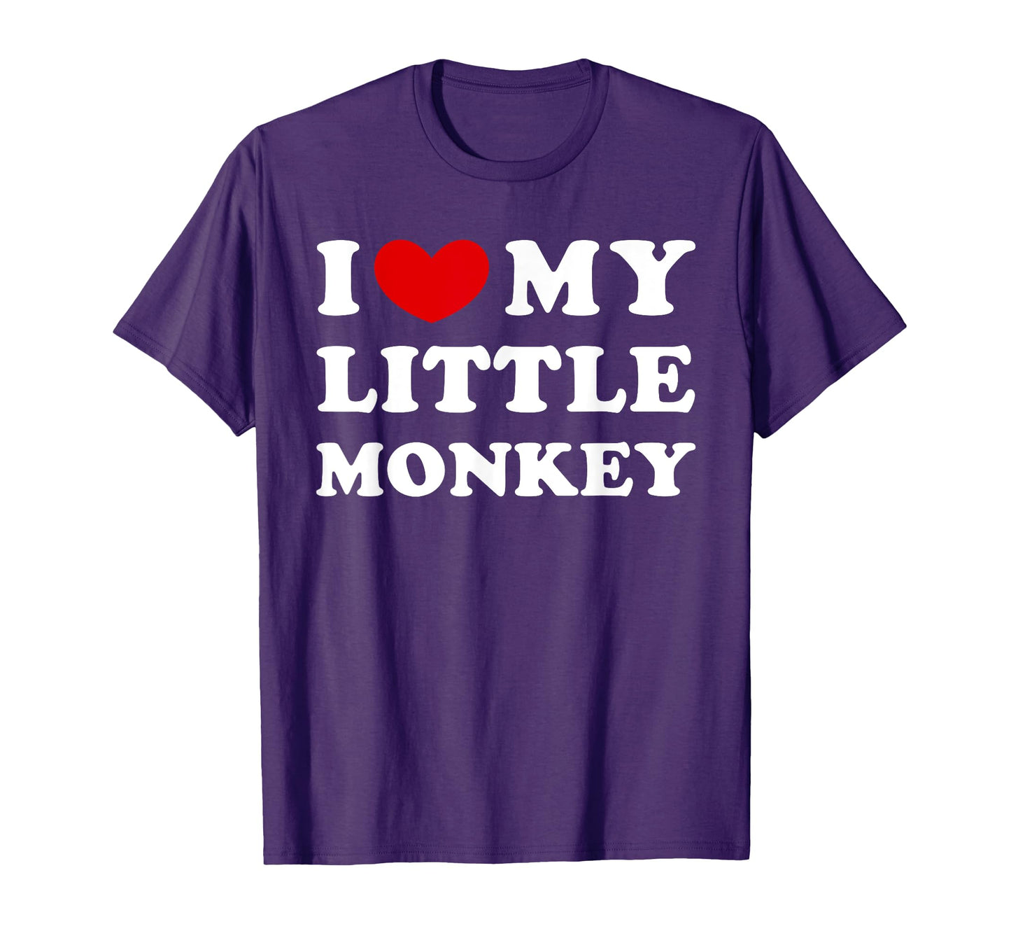 I Love My Little Monkey, I Heart My Little Monkey T-Shirt