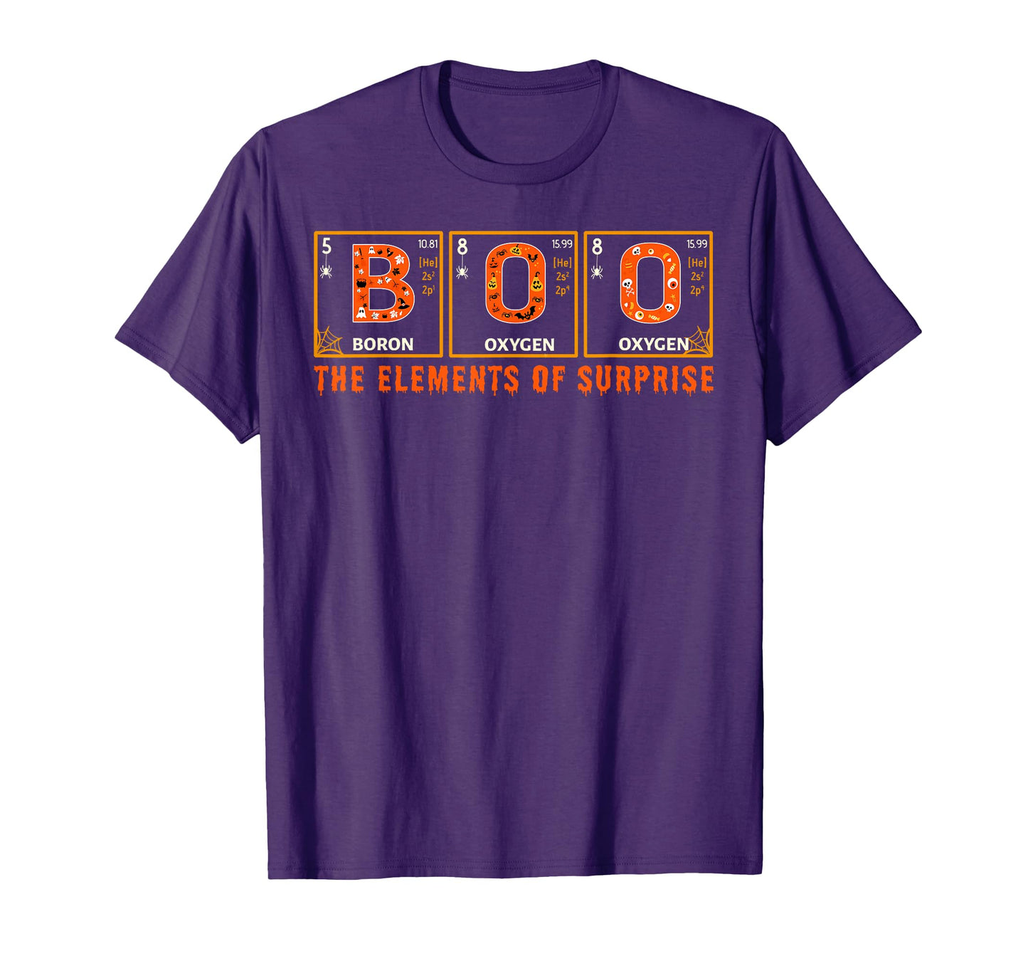 Halloween BOO Primary Elements of Surprise Science T-Shirt