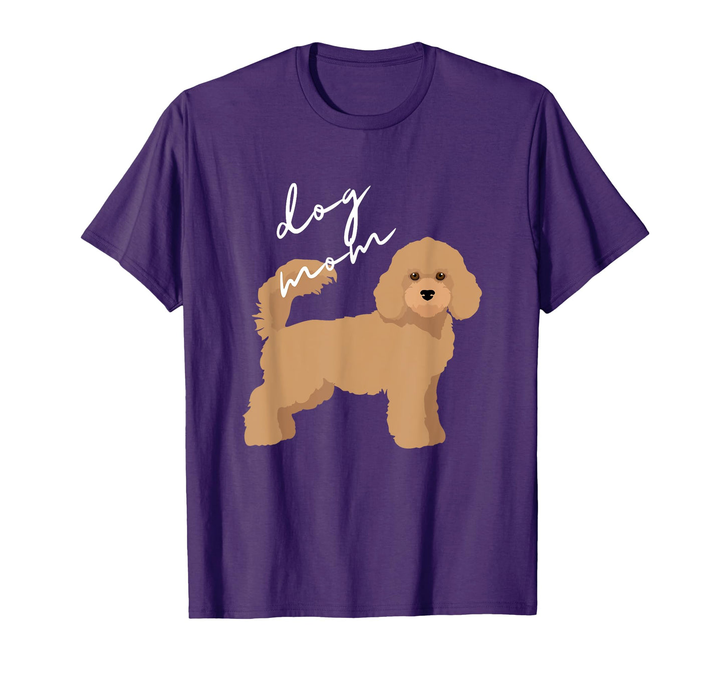 Apricot Poodle Dog Mom T-Shirt for Men Women Girls Kids
