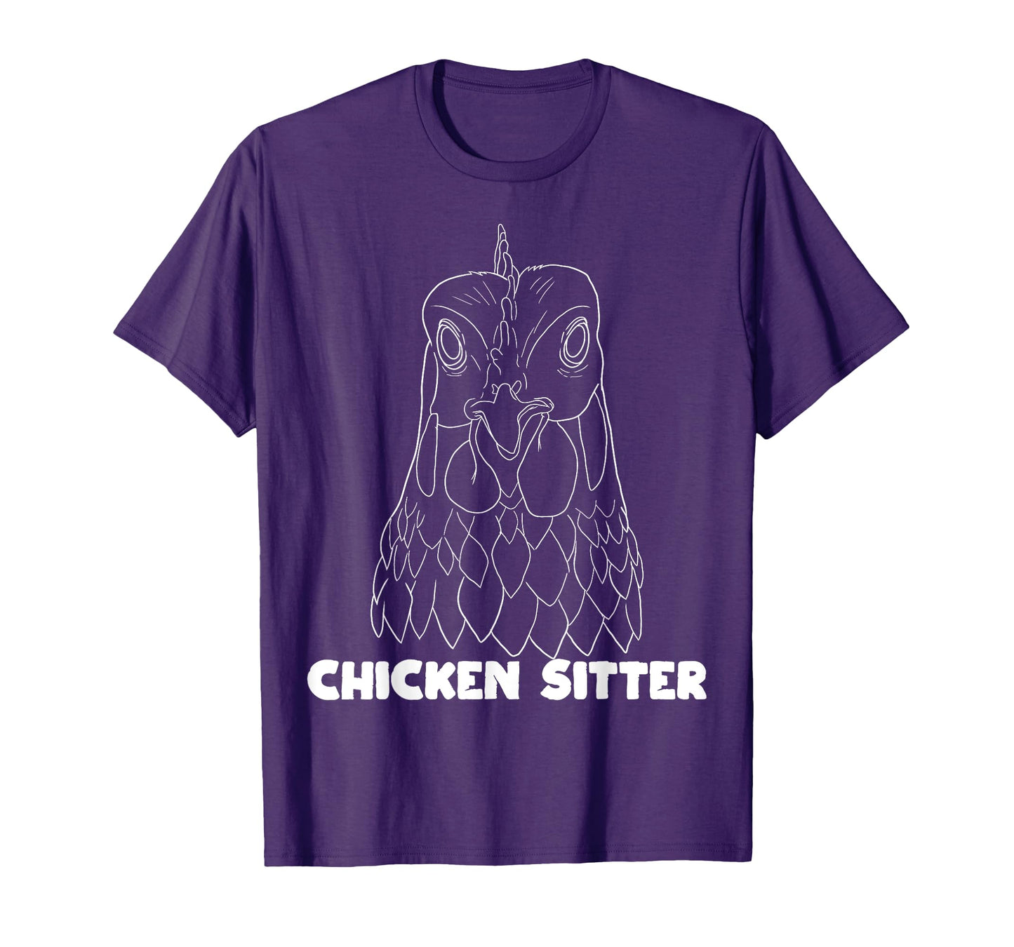 Chicken Sitter Poultry Art For Chicken Lover Farm Men Women T-Shirt