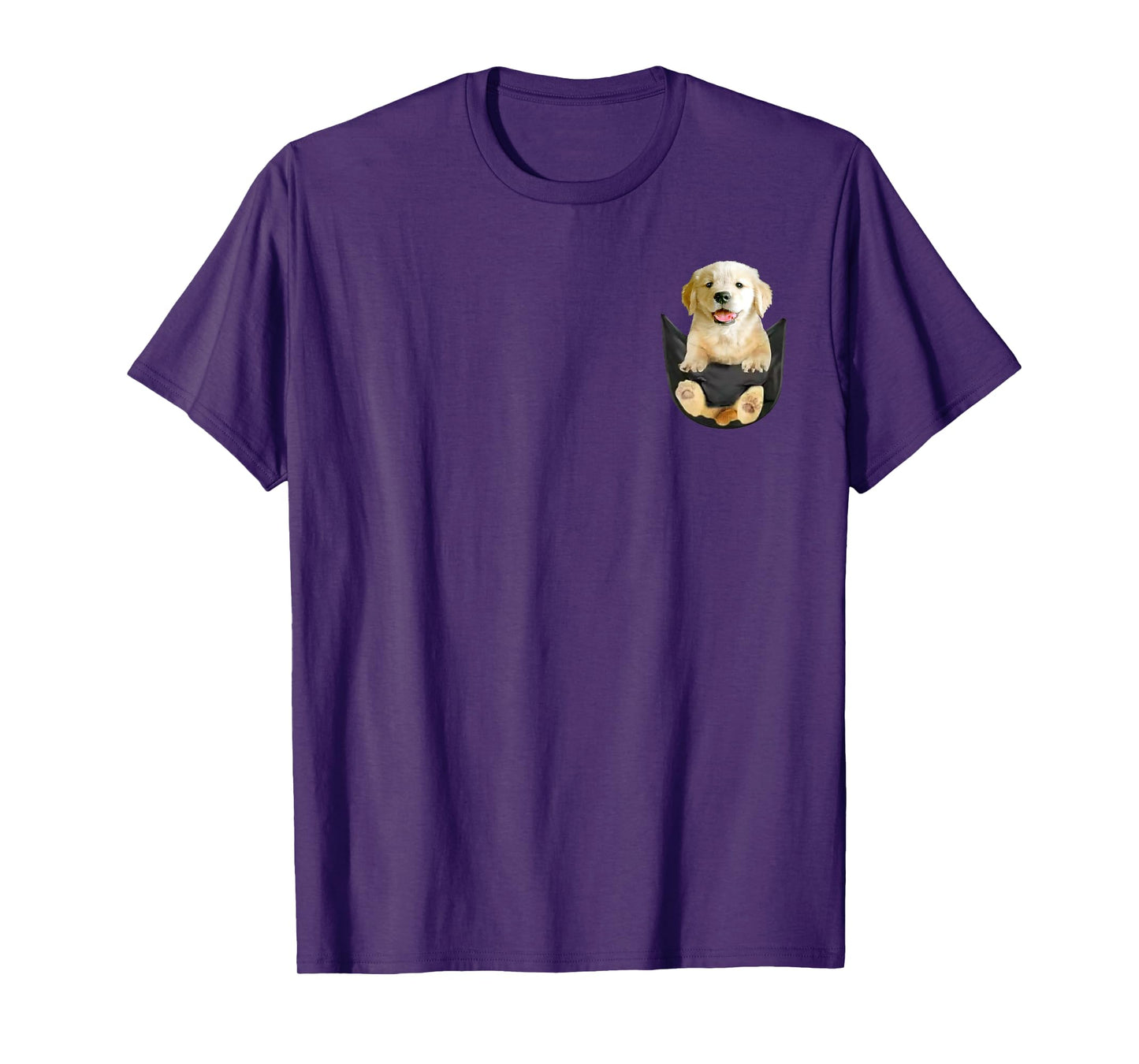 Funny Yellow Lab In Pocket Labrador Retriever T-Shirt