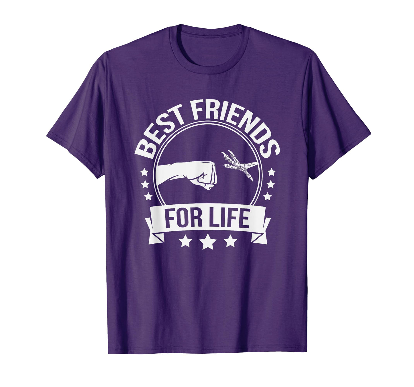 Best Friends for Life Funny Bird Foot Fist Bump T-Shirt