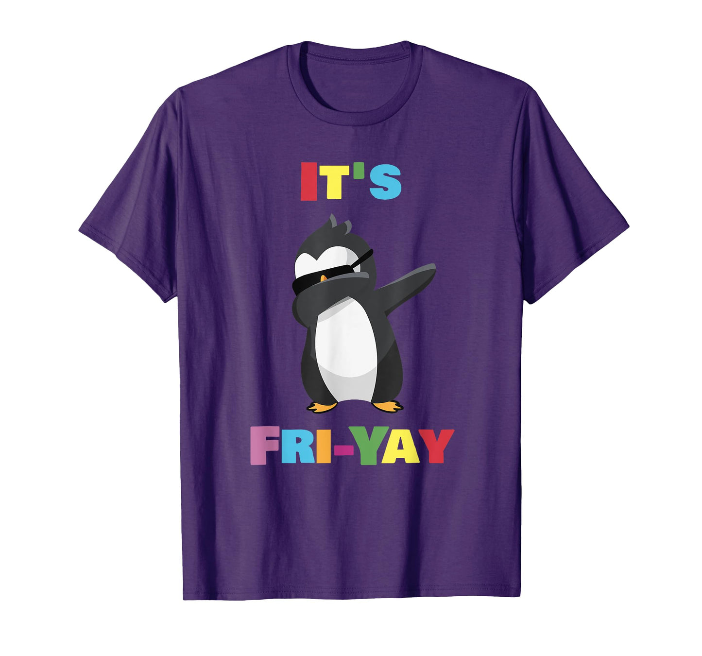 It's Fri-Yay Dabbing Penguin Friday Weekend Teacher, Student T-Shirt