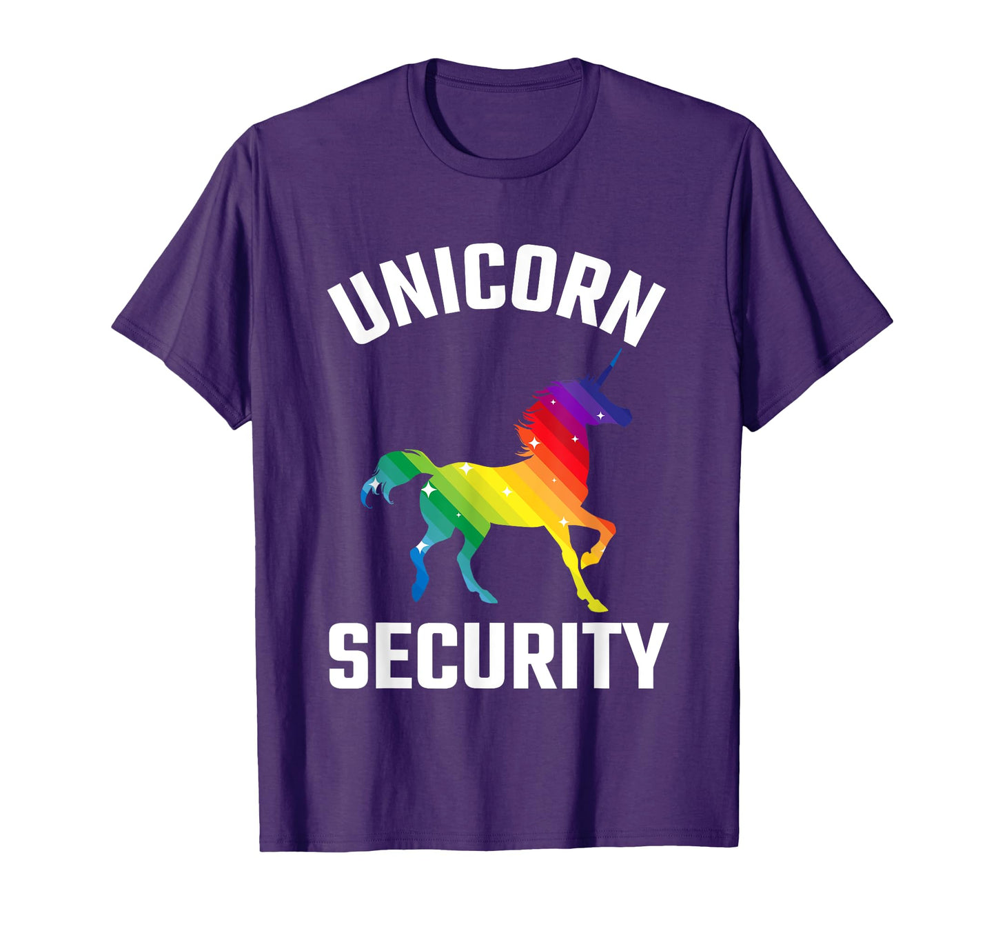 Unicorn Security Costume Party Outfit Kids Adult Cute Funny T-Shirt