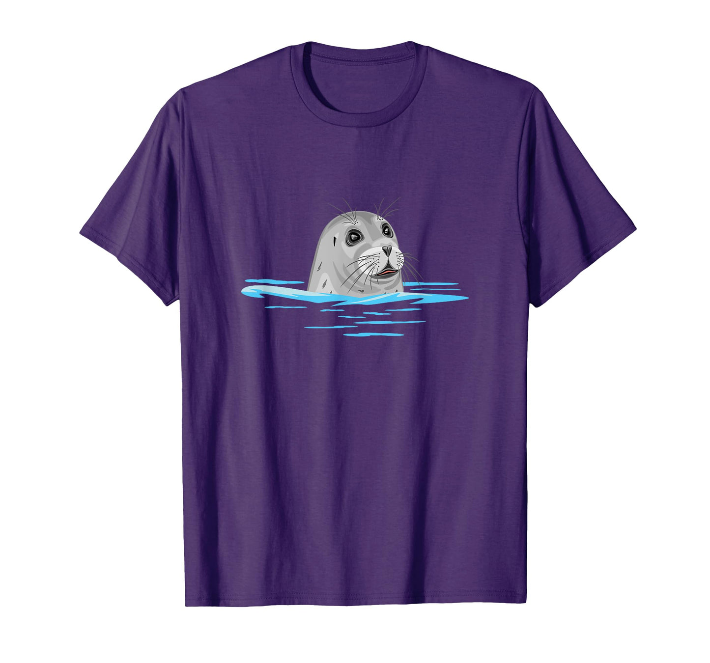Cute floating seal. Seal in the sea T-Shirt