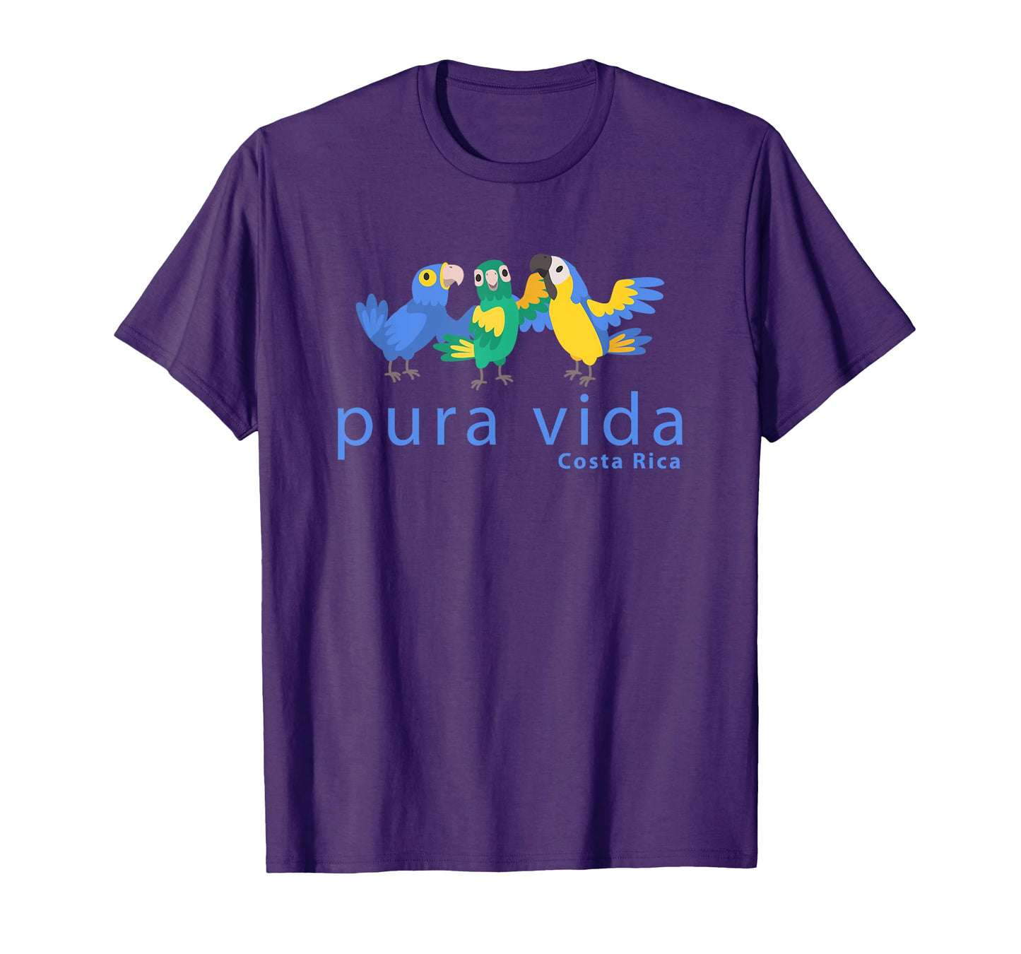 Pura Vida Parrots Costa Rica Birds T-Shirt