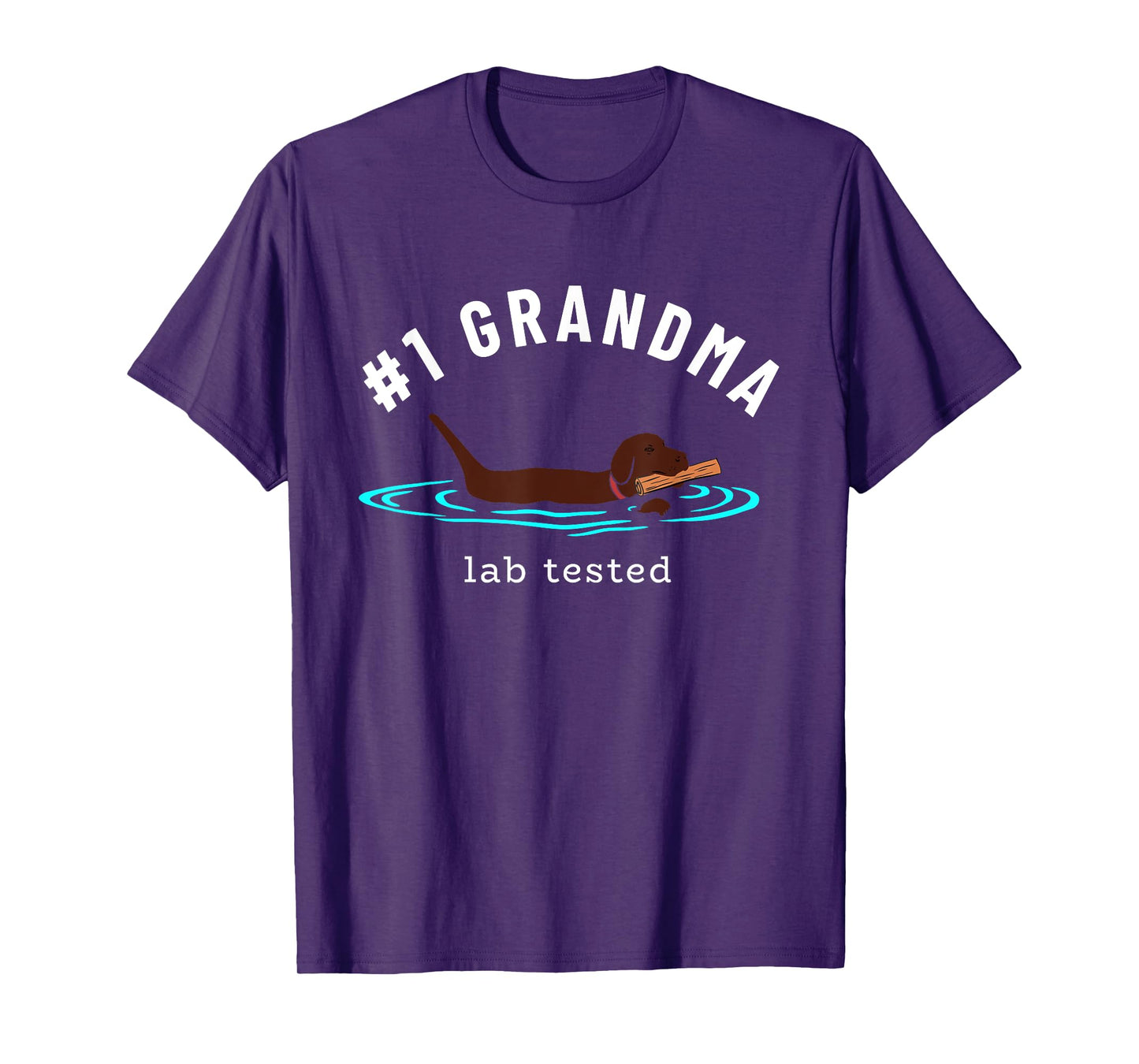 Lab Grandma Chocolate Labrador Retriever Dog Grandparent T-Shirt for Men Women