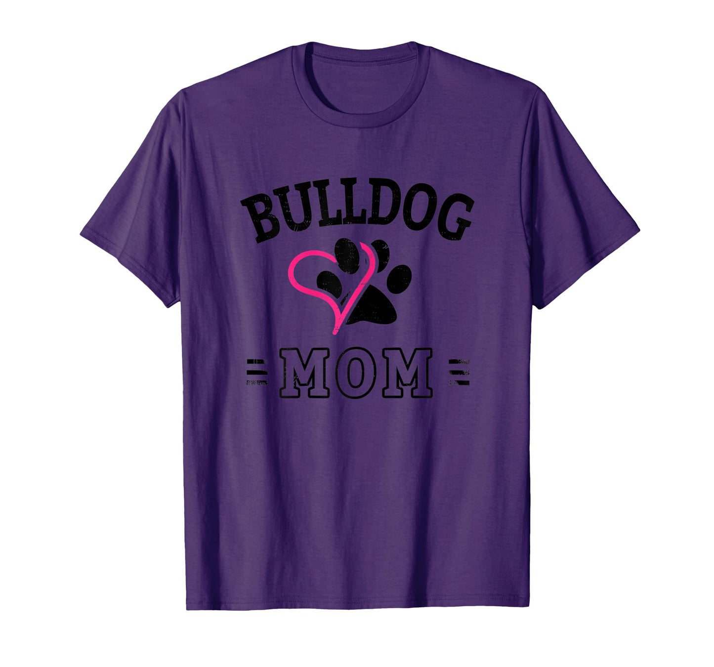 Womens Bulldog Mom T-Shirt