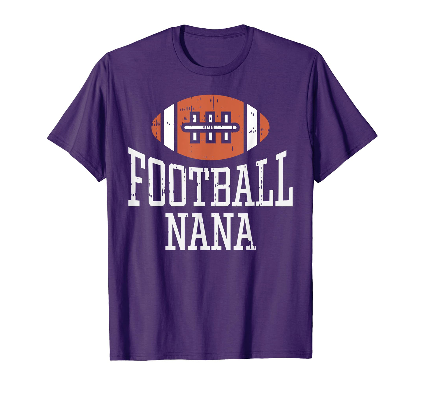 American Football Nana Vintage Game Day Sports Lover Grandma T-Shirt
