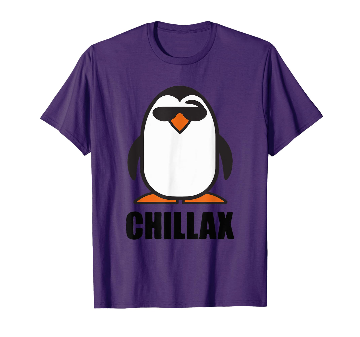 Funny Christmas Winter Penguin shirts, puns, Chillax Shirt T-Shirt