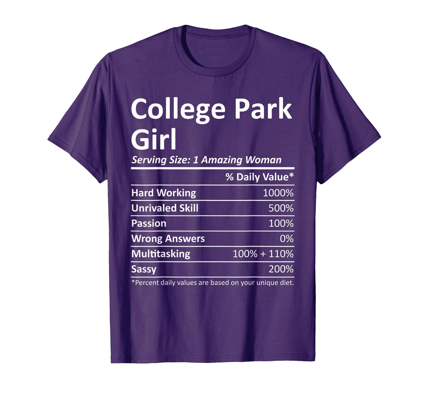 COLLEGE PARK GIRL GA GEORGIA Funny City Home Roots USA Gift T-Shirt