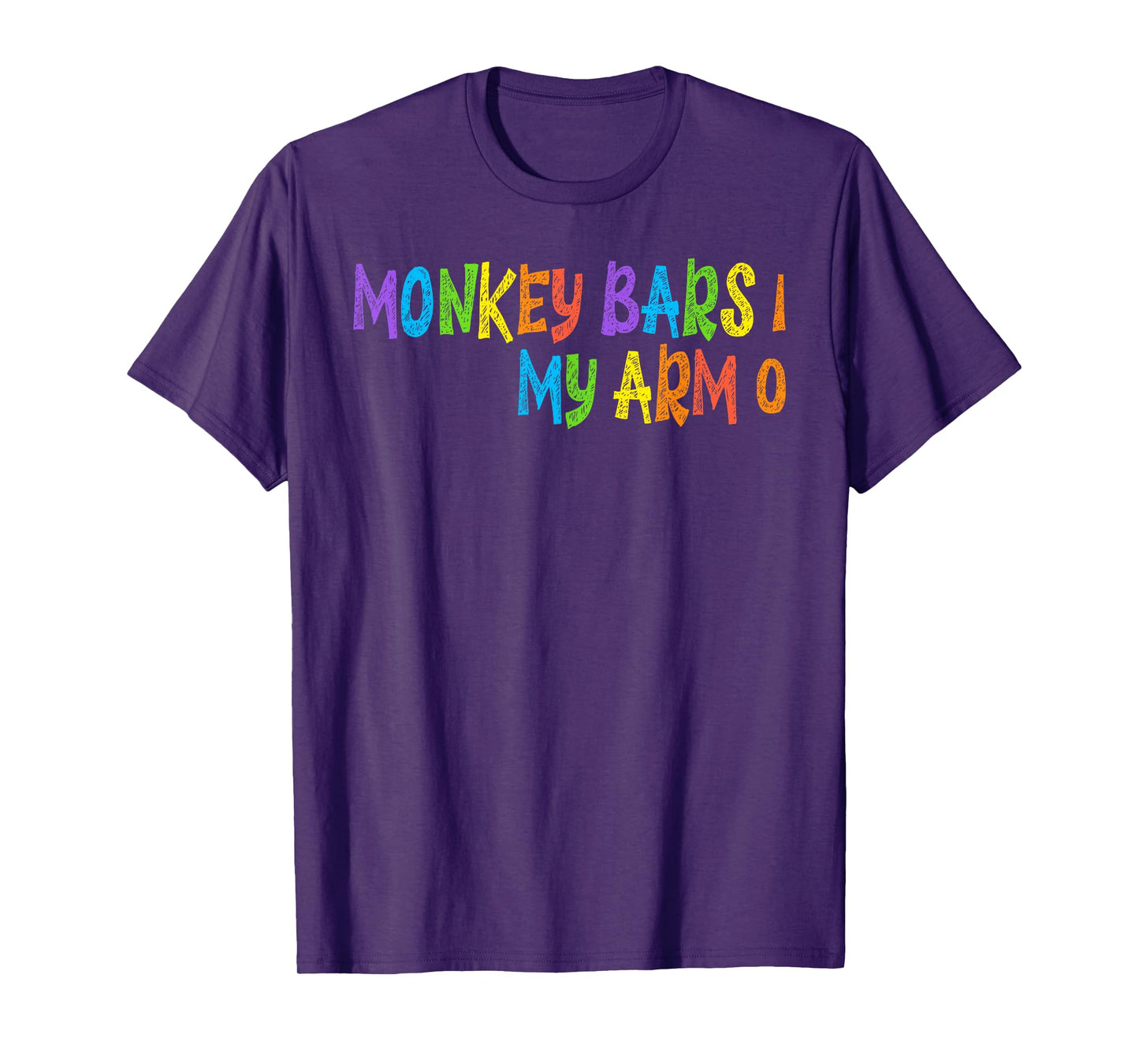 Funny Kids Monkey Bars Arm Injury Gift T-Shirt