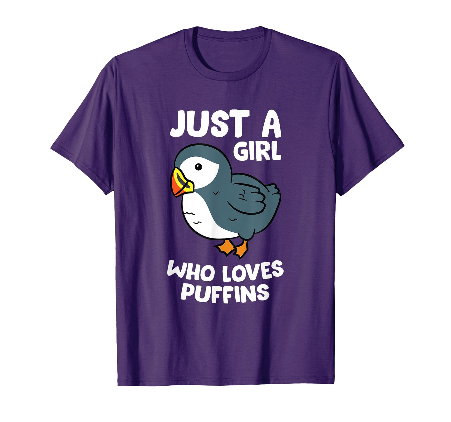 Just a Girl Who Loves Puffins Iceland Seabird Love Puffins T-Shirt