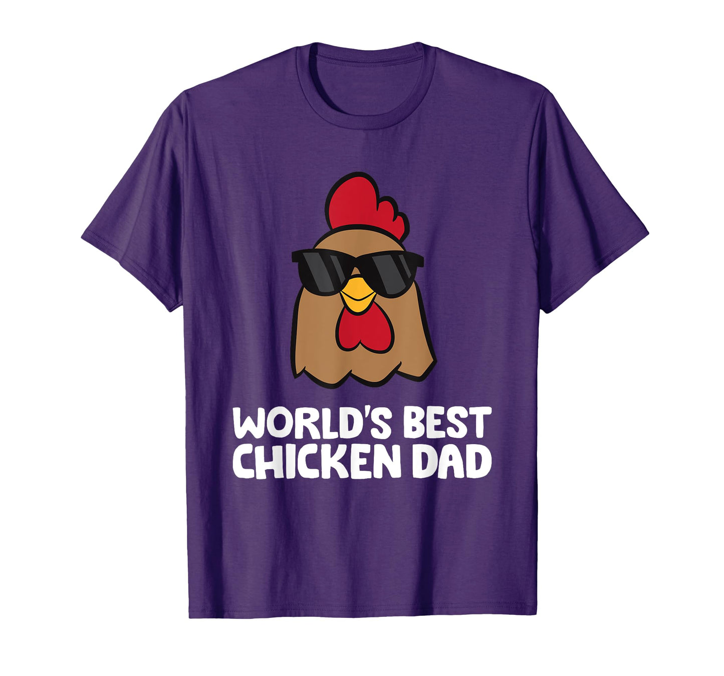Chicken Owner Papa World's Best Chicken Dad T-Shirt
