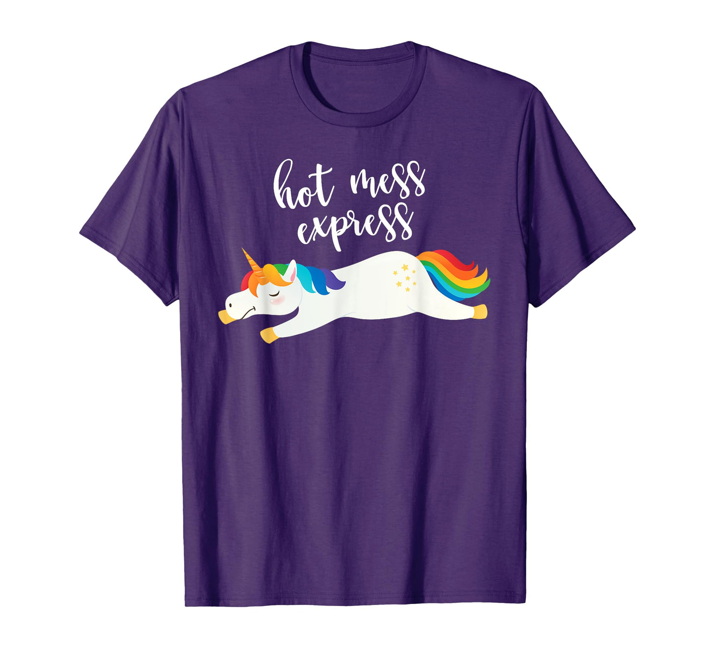 Hot Mess Express Funny Magical Unicorn T-Shirt