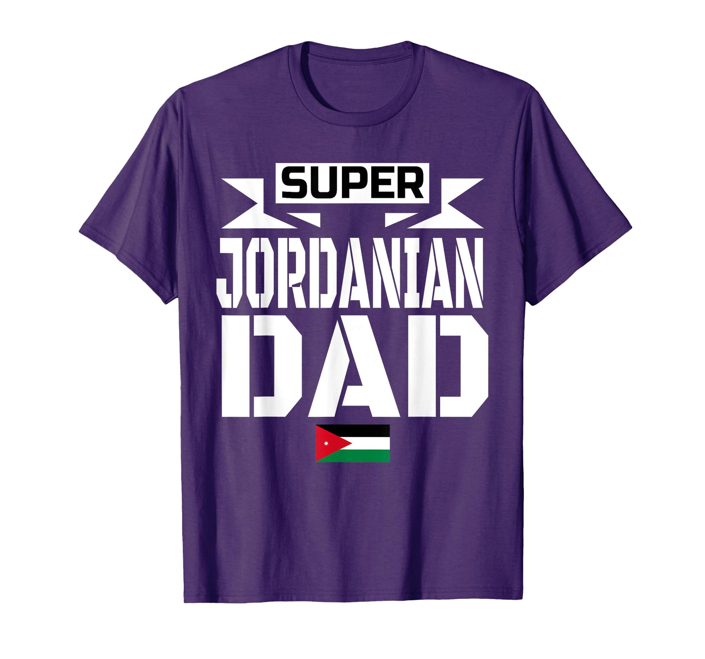 Mens Storecastle: Jordanian Dad Father's Day Jordan Flag T-Shirt