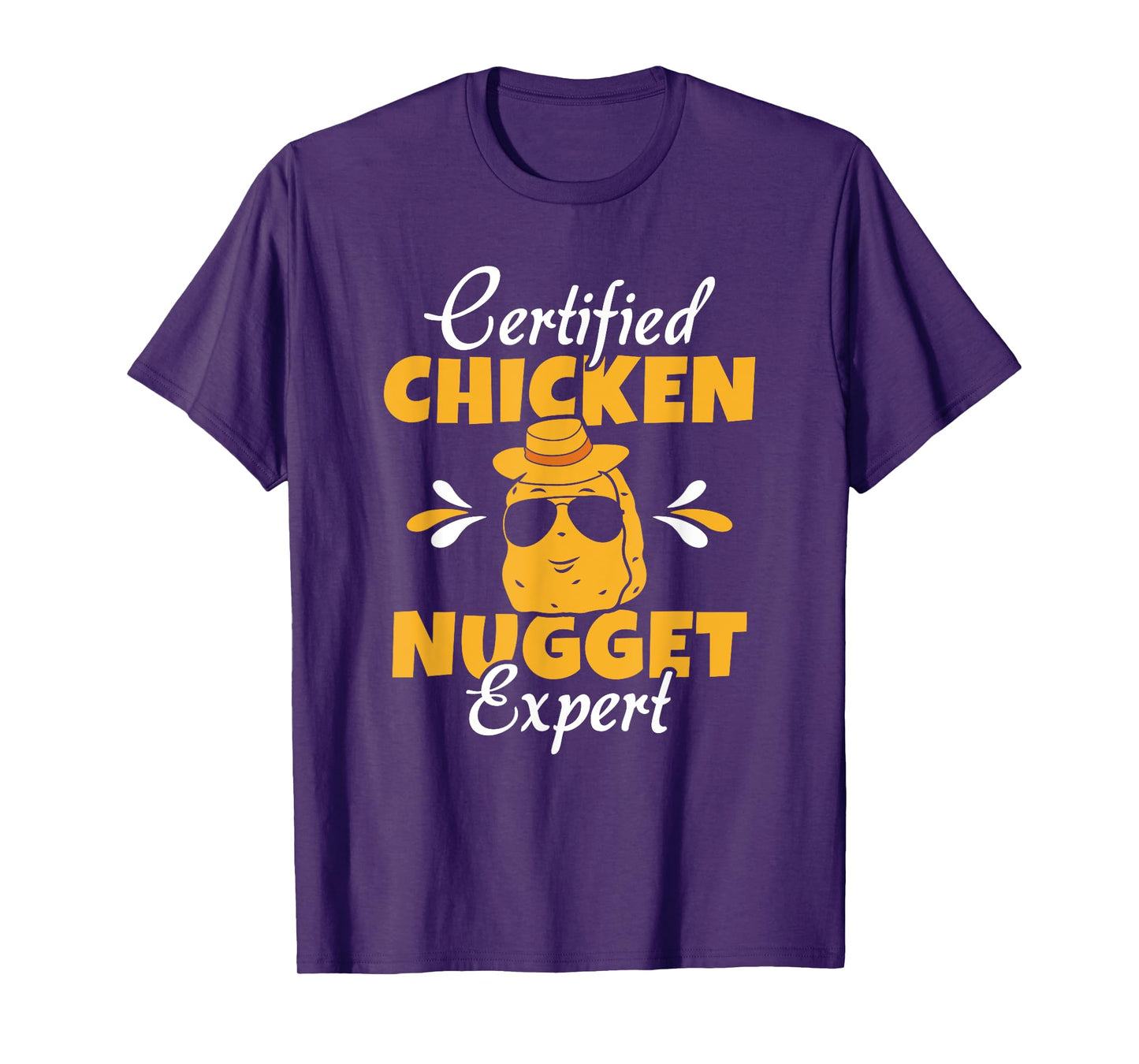 Certified Chicken Nugget Expert Funny Chicken Nugget Lover T-Shirt