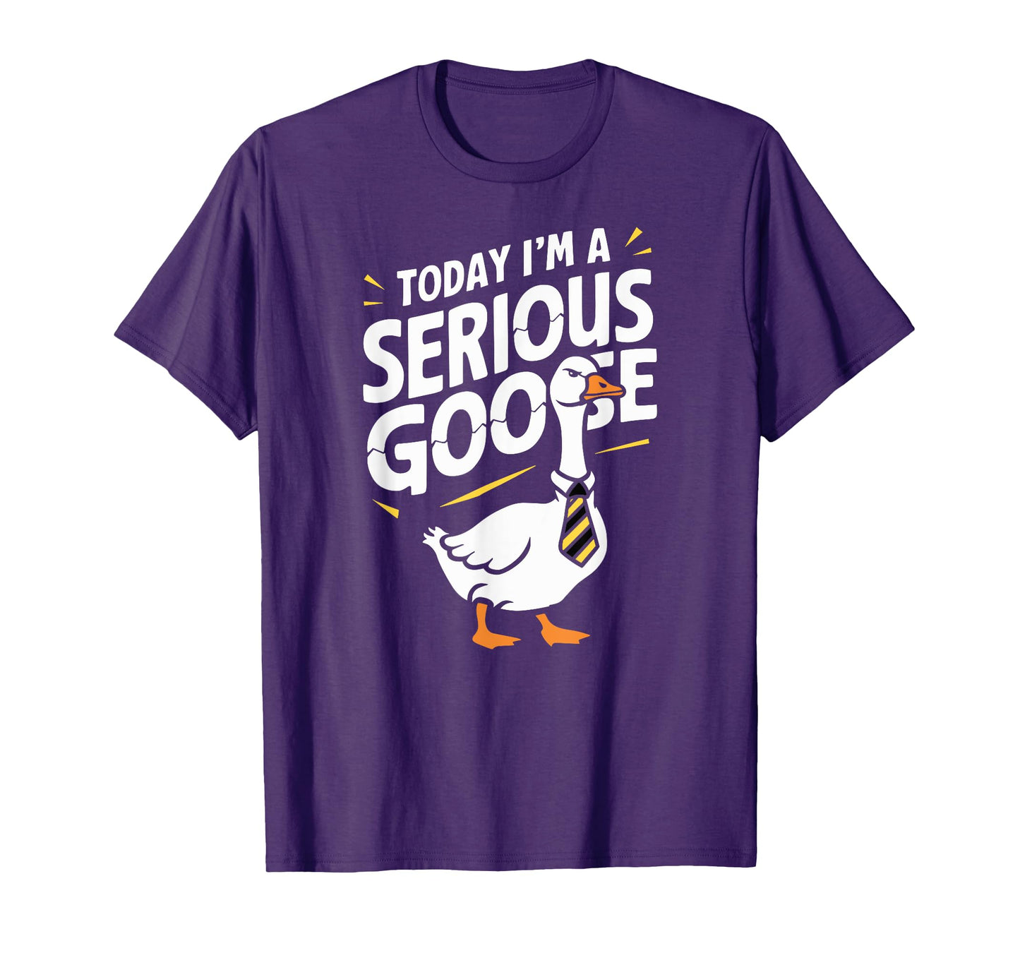 Today I'm a Serious Goose Silly Goose Funny Bird T-Shirt