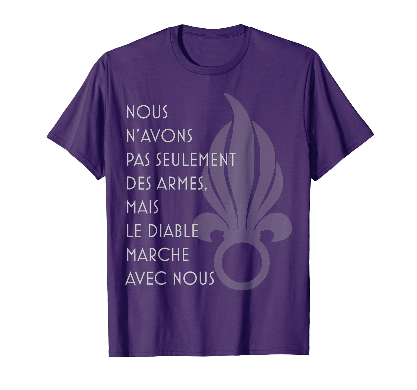 Chant du diable, foreign legion song verse T-Shirt