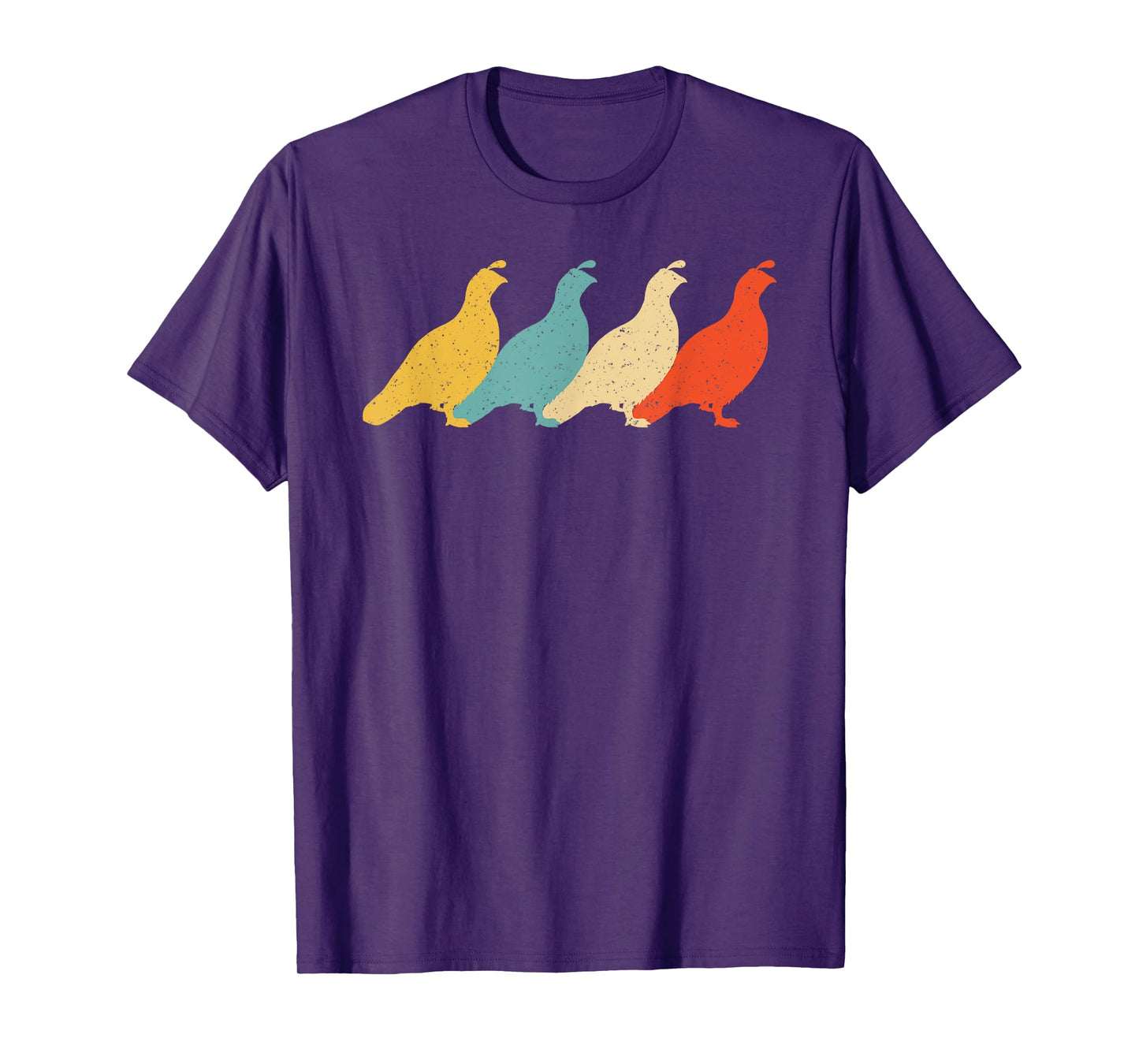 Partridge Vintage Retro Bird Quail Grouse Lover 60s 70s Gift T-Shirt