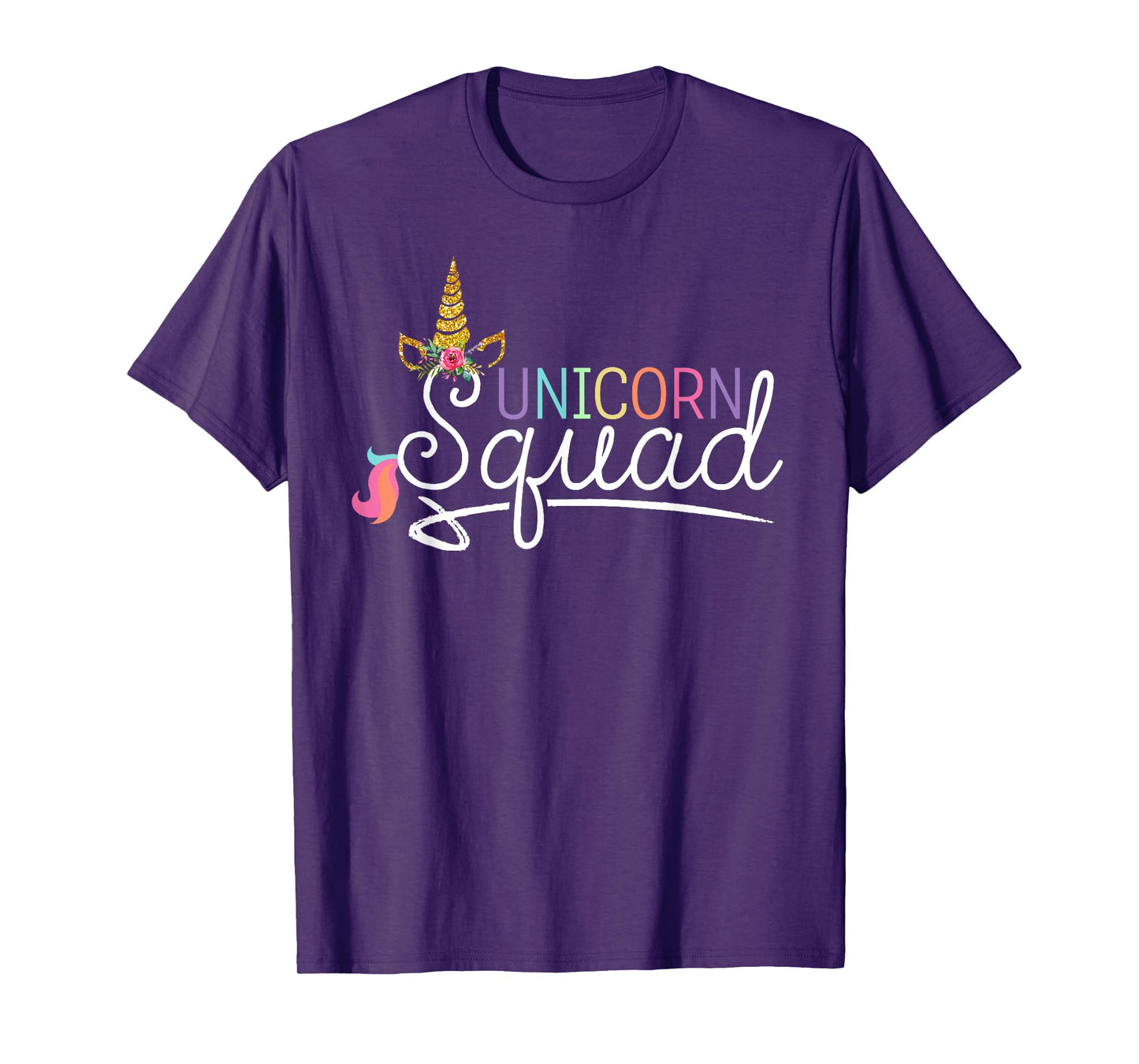 Unicorn Squad with horn T-Shirt