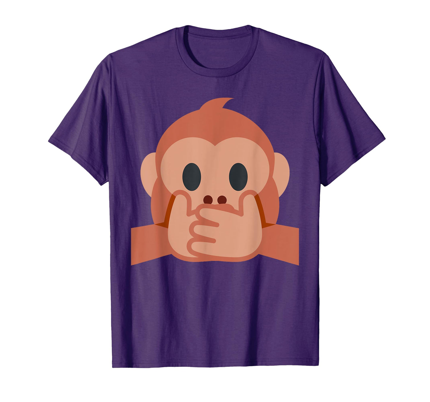 Speak No Evil Monkey Iwazaru Emoticon T-Shirt