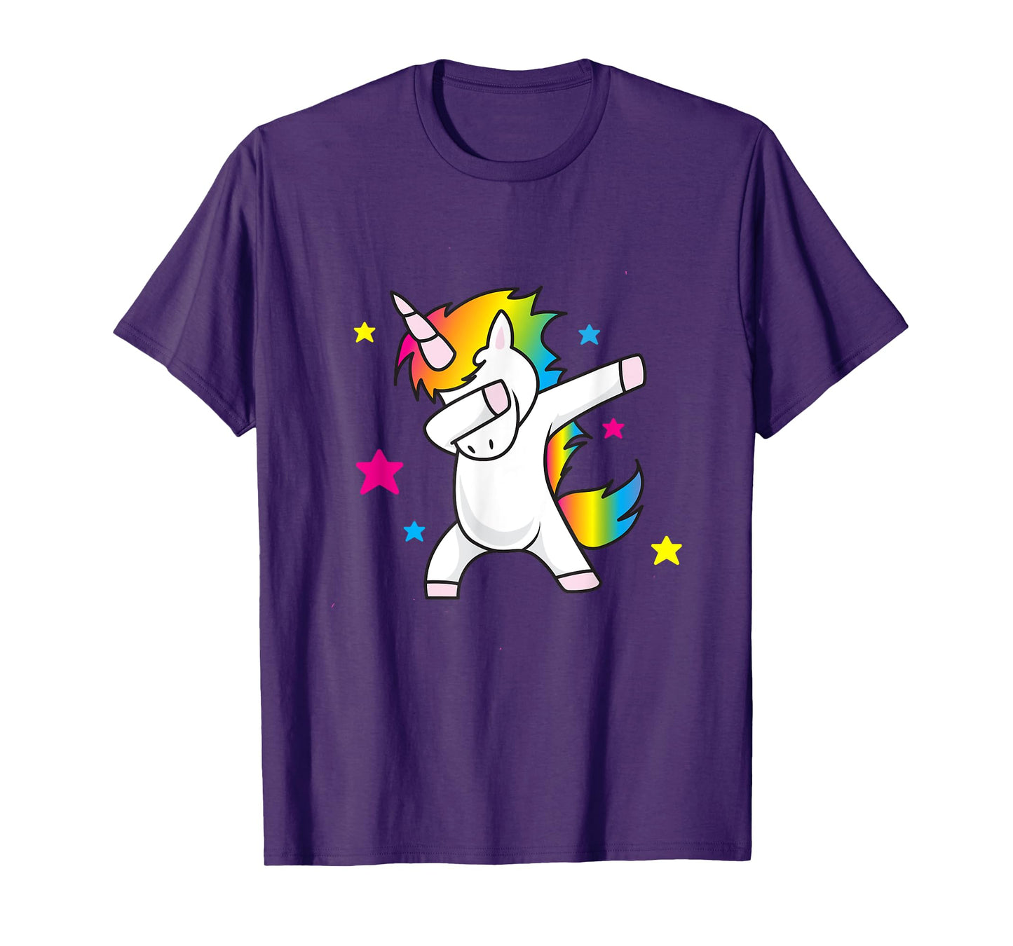 Dabbing Unicorn Funny Dance T-Shirt Kid's And Adults