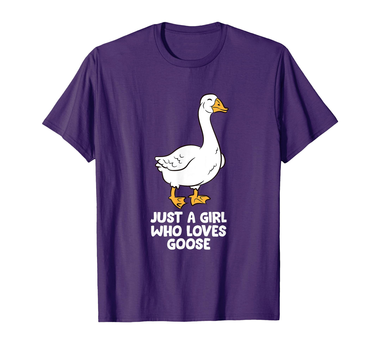 Just a Girl Who Loves Goose Cute Gooses T-Shirt