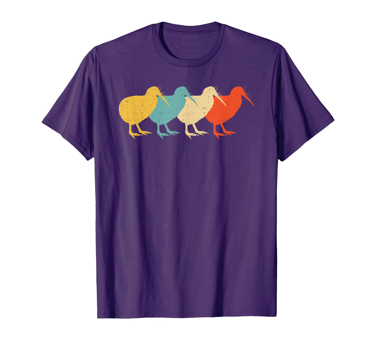 Kiwi Vintage Retro Bird Animal Lover 60s 70s Gift T-Shirt