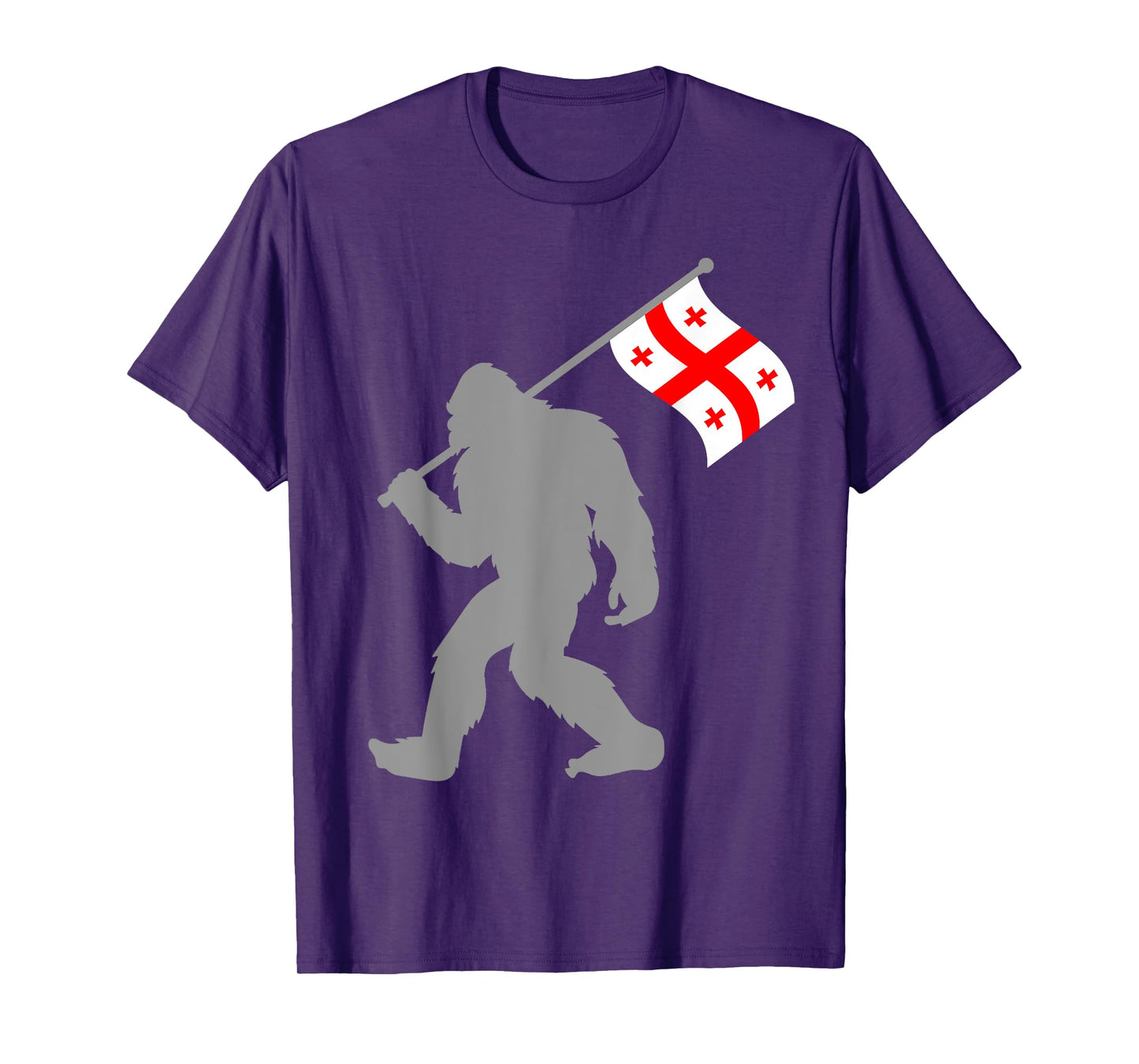 Sak’art'velo or Georgian Flag on Georgia Flag T-Shirt