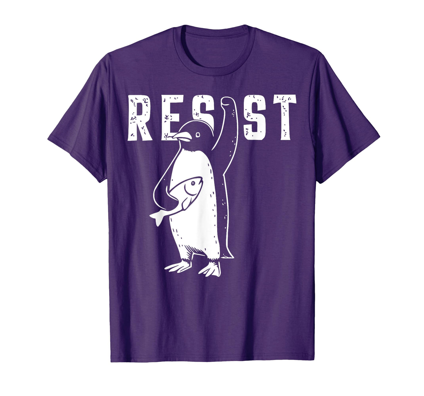 Penguin Resist Meme – Tariff Protest Meme, Flippers Up T-Shirt