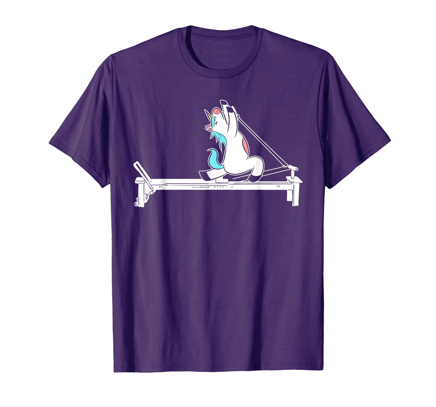 Pilates Unicorn Fitness Exercise Training Meditation T-Shirt
