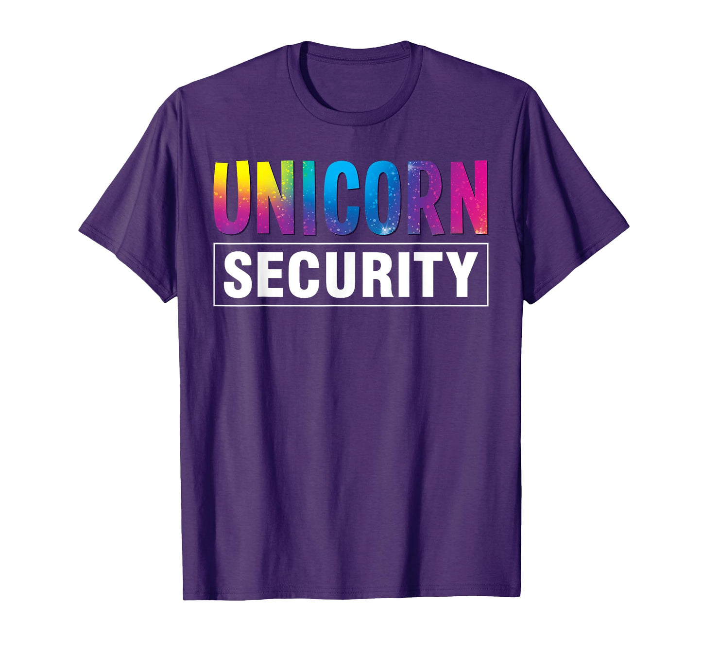 Unicorn Security Halloween Matching Kids Men Women T-Shirt