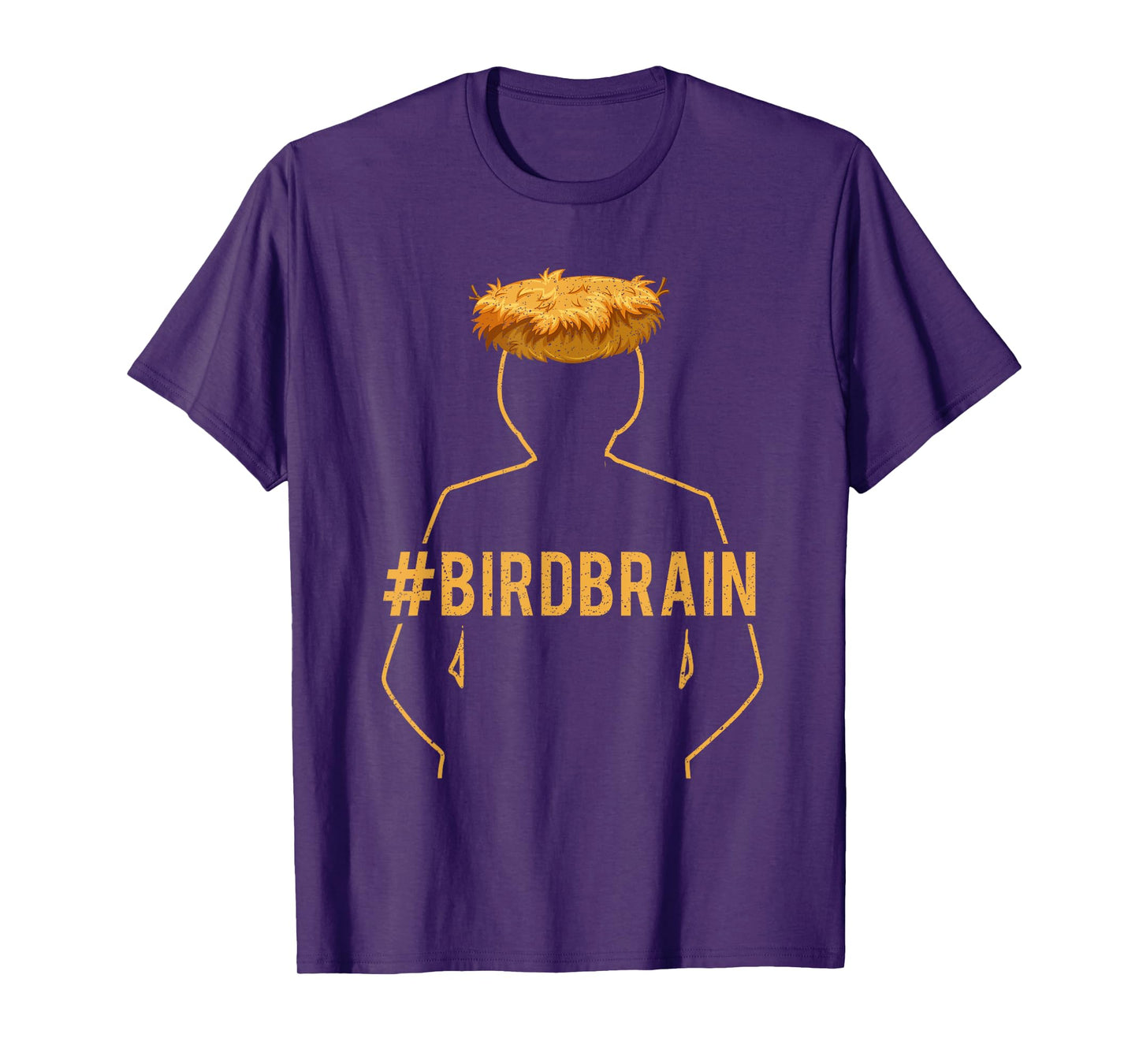 Funny Ornithology Bird Lover Bird Brain Design T-Shirt