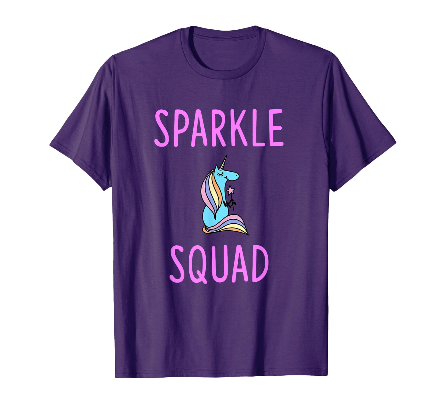 Sparkle Squad Cute Funny Unicorn Party Shirt T-Shirt