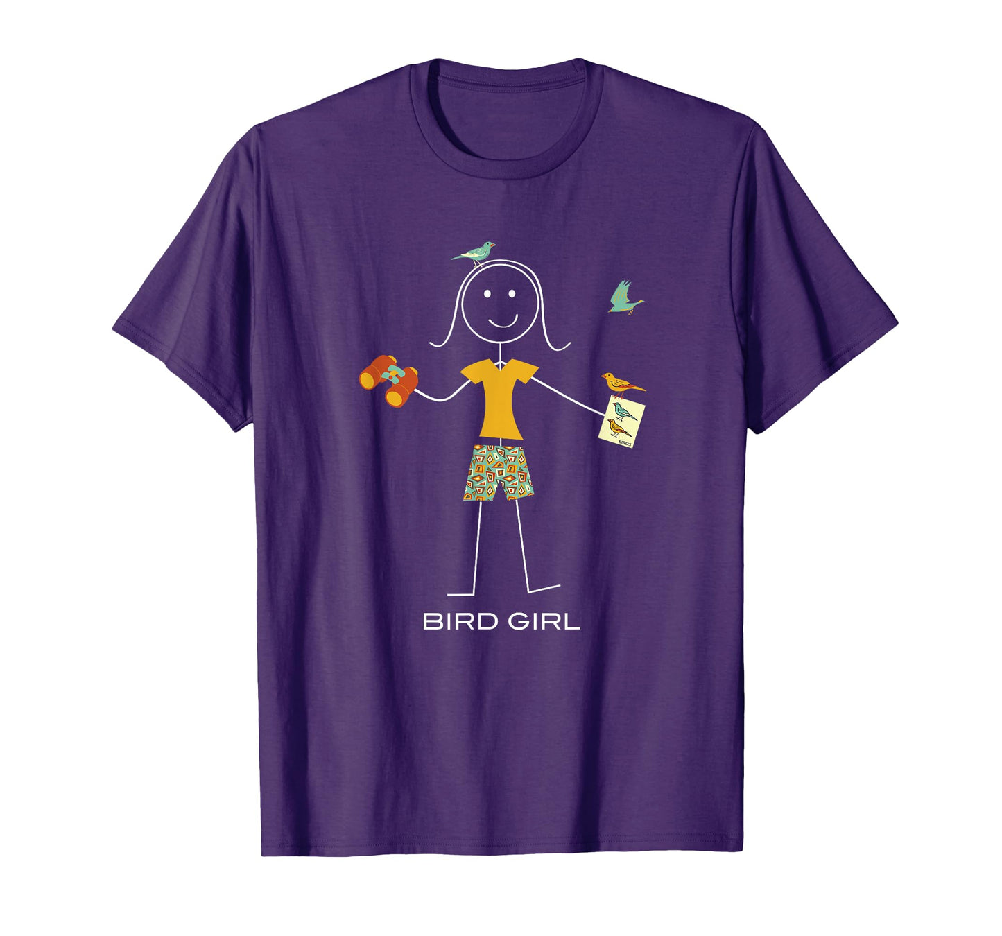 Funny Womens Birding, Girls Birdwatching T-Shirt
