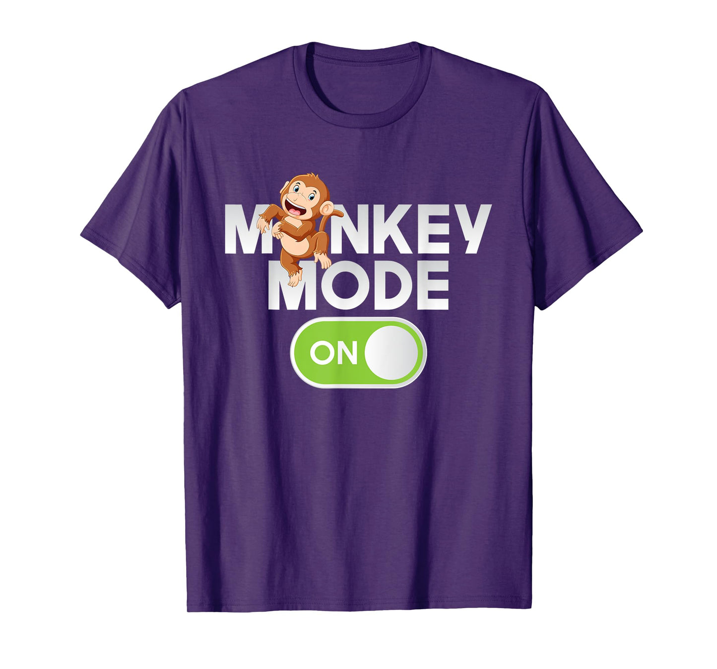 Monkey Mode On - Zoo Wildlife Animal Lover Monkeys Primate T-Shirt