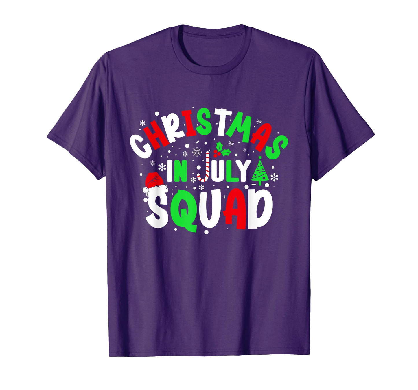 Christmas In July Squad Funny christma summer Men Women Kids T-Shirt