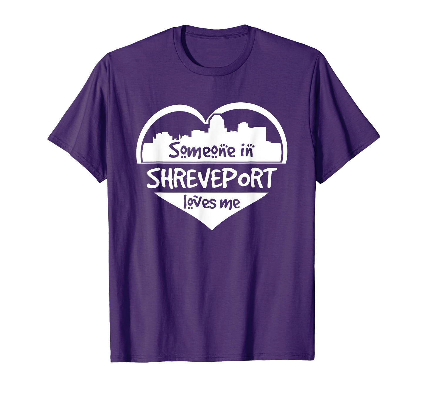 Someone in Shreveport Loves Me Shreveport Louisiana Heart T-Shirt