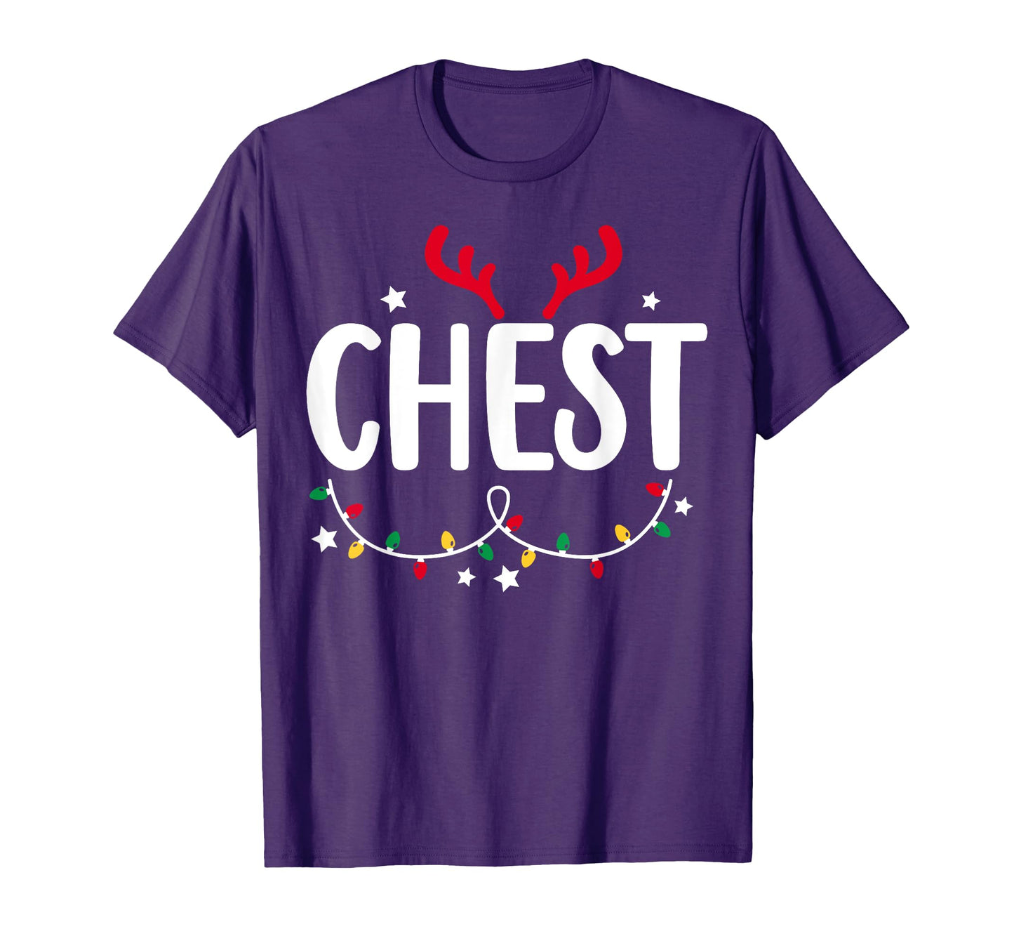 Chest Nuts Funny Christmas Chestnuts Couple Matching Outfit T-Shirt
